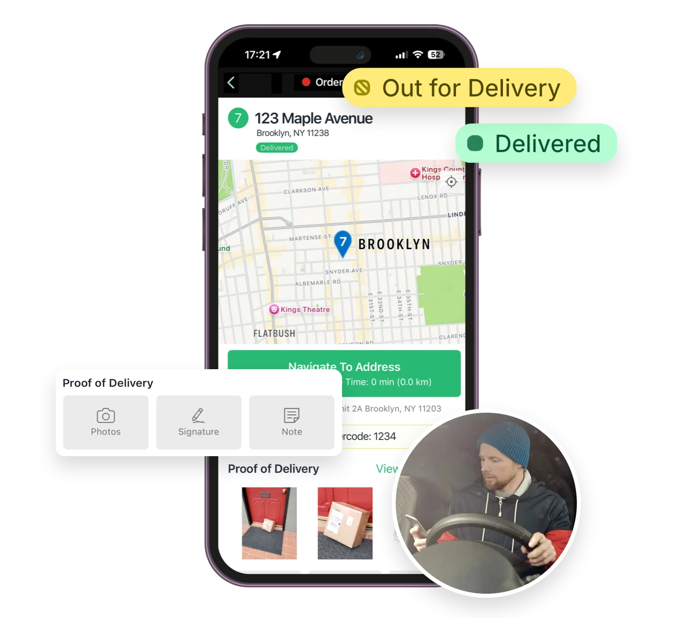 Delivery Driver mobile app