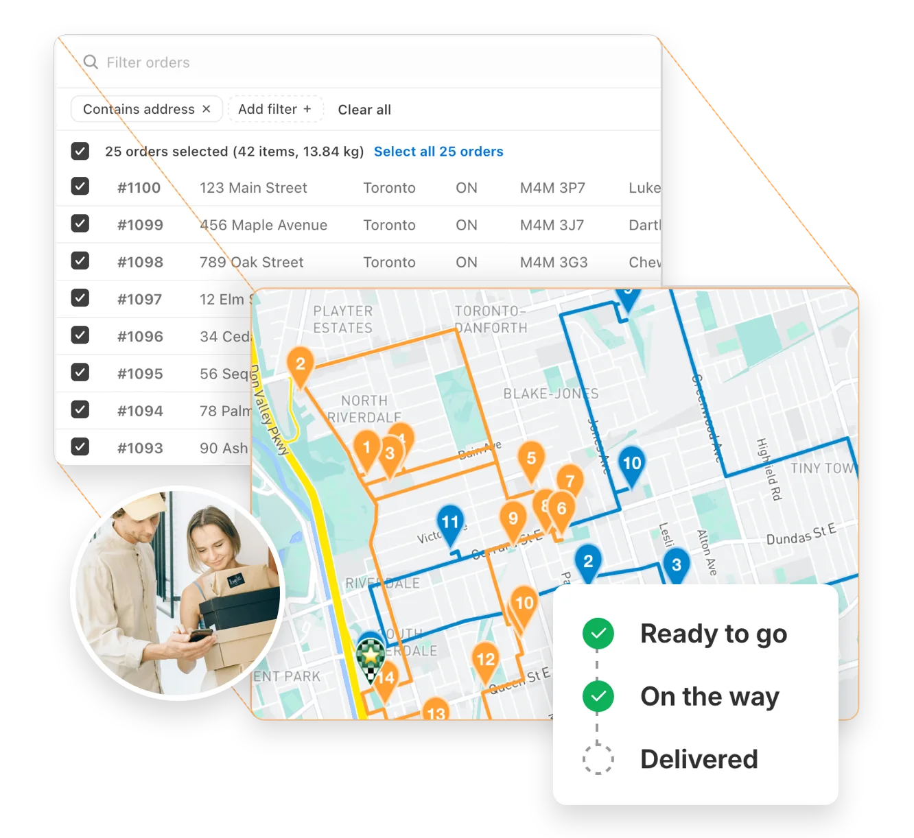 Optimized route planning