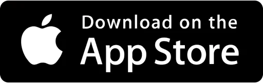 The black “Download on the App Store” badge with the Apple logo